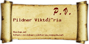 Pildner Viktória névjegykártya